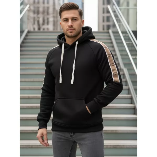  Hanorac pentru bărbați DSTREET BX5941 NEGRU 