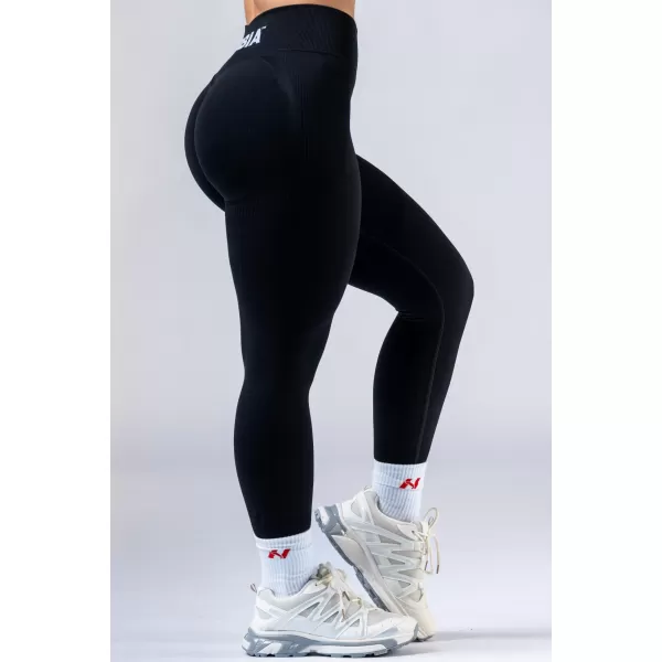  Jambiere push-up cu talie înaltă POWER 888 BLACK Nebbia 