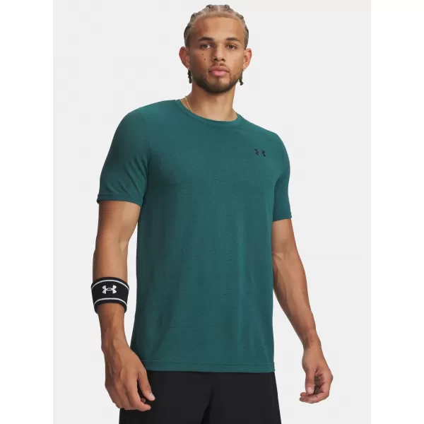  Tricou pentru bărbați UNDER ARMOUR VANISH SEAMLESS NOVELTY SS 6010603-338 VERDE 