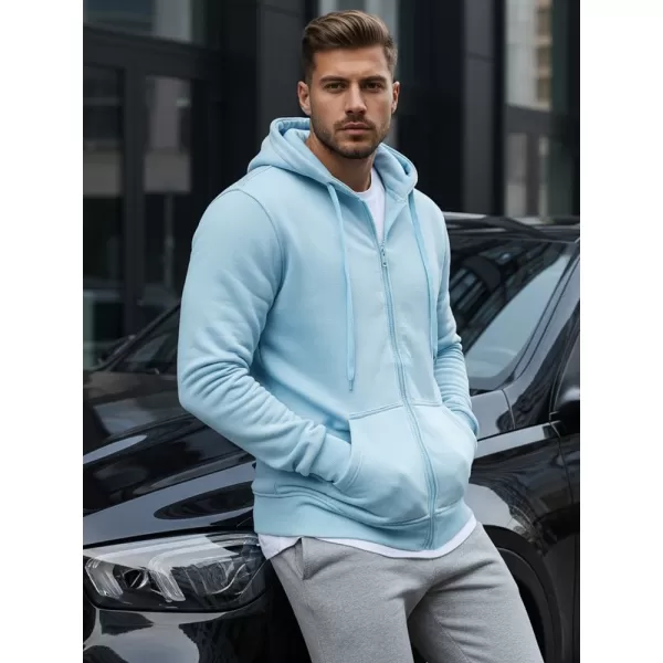  Hanorac pentru bărbați DSTREET BX4246 ALBASTRU DESCHIS 