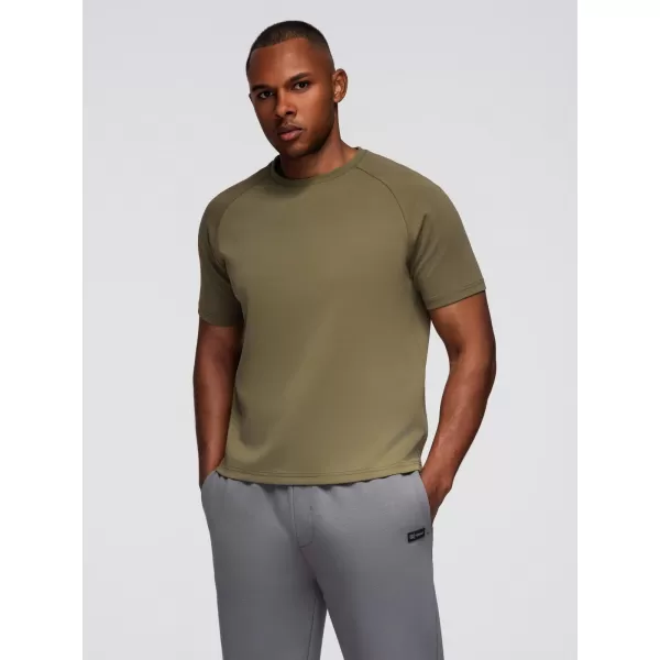  Tricou pentru bărbați OMBRE OM-TSCT-0240 MĂSLINE 