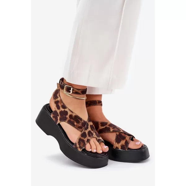 Sandale de dama BOTO TENZORUS 36260 LEOPARD 