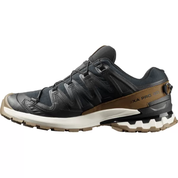  Pantofi pentru bărbați SALOMON XA PRO 3D V9 GTX LIFELONG M L47963800 NEGRU/COYOTE BROWN/GHEAȚĂ DE VANILIE 