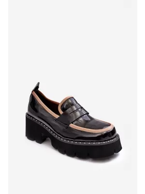 Mocasini de dama D&A MR870-32 NEGRU