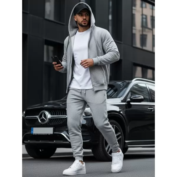  Hanorac pentru bărbați DSTREET BX2412 GRI DESCHIS 