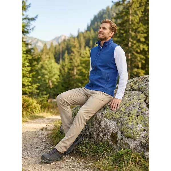  Vestă softshell pentru bărbați ALTISPORT NoPrint NP/ALM865 ALBASTRU REGAL 