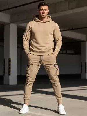 Pantaloni pentru bărbați DSTREET UX4157 BEJ