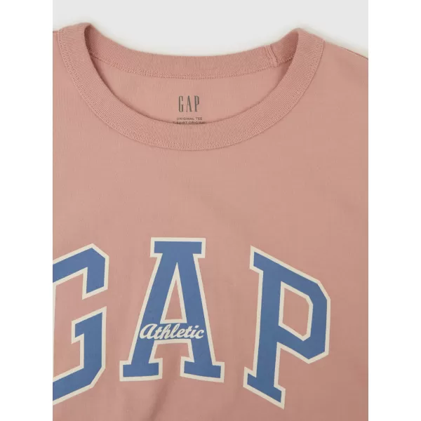 Tricou pentru bărbați GAP ARCHIVE LOGO TEE 797924-10 ROZ MOALE 