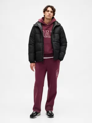 Pantaloni de trening pentru bărbați GAP LOGO SWEATPANTS 853431-01 ROȘU TOSCAN