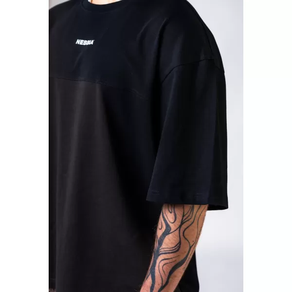  Tricou supradimensionat POWER 898 BLACK Nebbia 