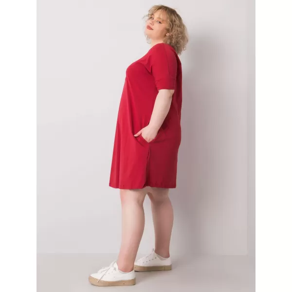  Rochie BASIC FEEL GOOD RV-SK-6639.02X BURGUNDIA 