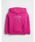 Hanorac pentru copii GAP LOGO PULLOVER HOODIE 793465-01 FUCSIA STRĂLUCITOR