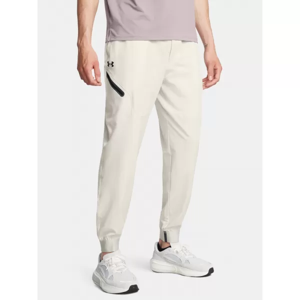  Pantaloni de trening pentru bărbați UNDER ARMOUR UNSTOPPABLE JOGGERS 1388823-110 ALB 