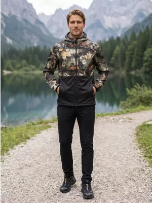 Jachetă softshell premium pentru bărbați ALTISPORT VOJ/ALM124JACK01 RAMURĂ
