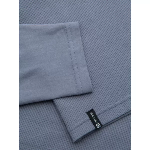  Tricou pentru bărbați OMBRE OM-LSCL-0109 DENIM ALBASTRU 