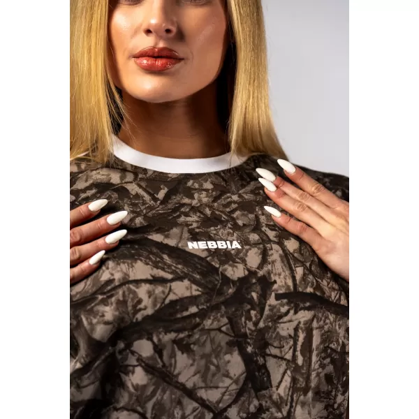  Tricou relaxat POWER 894 LIGHT BROWN CAMO Nebbia 