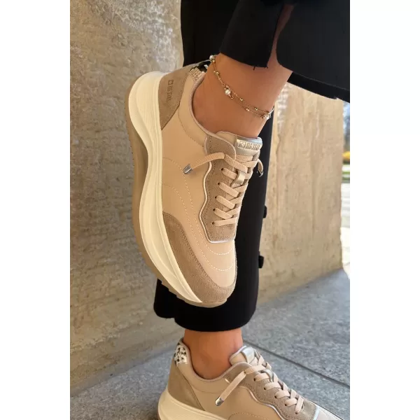  Adidasi de dama BIG STAR RR274A345 BEI Pantofi Big Star 