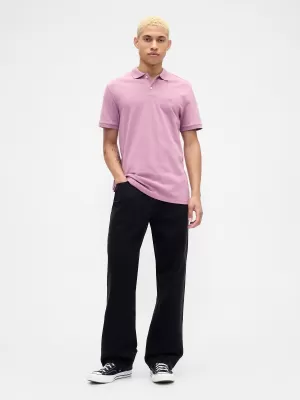 Tricou pentru bărbați cu guler GAP POLO SHIRT 586306-37 MOV FIRAV
