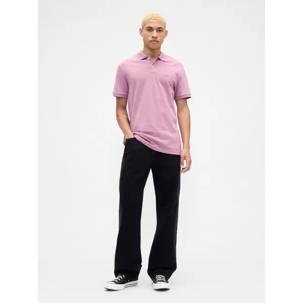  Tricou pentru bărbați cu guler GAP POLO SHIRT 586306-37 MOV FIRAV 