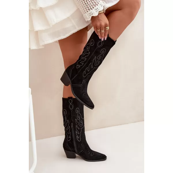  Pantofi de dama ZAZOO KARIRA NEGRU 