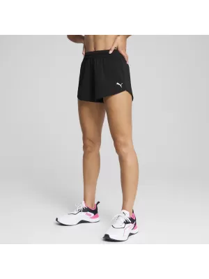 Pantaloni scurți de damă PUMA TAD ESSENTIAL 3" WOVEN SHORT 525903_01 PUMA NEGRU