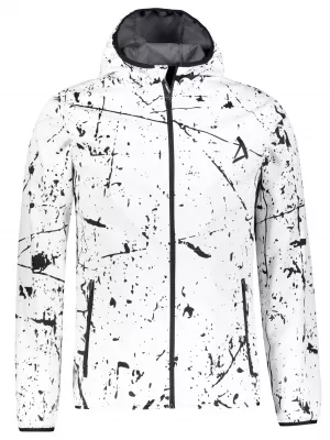 Jachetă softshell premium pentru bărbați ALTISPORT VOJ/ALM034JACK01 ALB