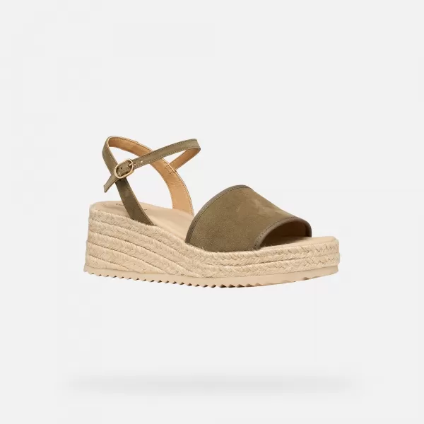  Sandale de dama GEOX ALEMERIA G012886 KAKI 