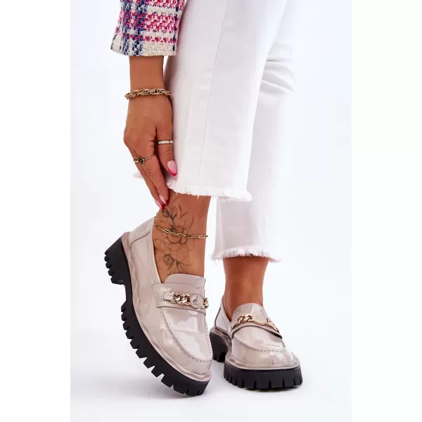 Mocasini de dama S.BARSKI Ronin GRI DESCHIS 