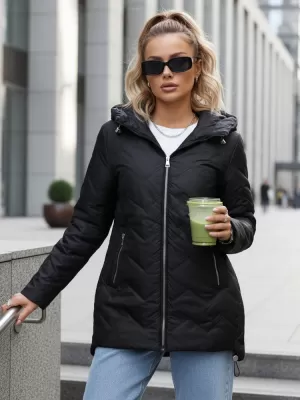 Geaca de dama DSTREET TY5611 NEGRU