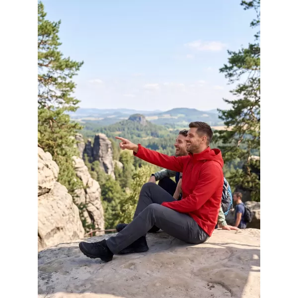  Jachetă softshell pentru bărbați ALTISPORT NoPrint NP/ALM845 ROŞU 