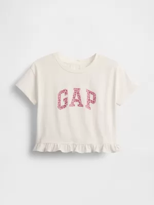 Tricou pentru copii GAP LOGO TEE 778425-01 NOU ALB