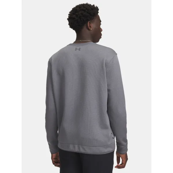  Hanorac pentru bărbați UNDER ARMOUR UA M SWEATER FLEECE CREW 6003723-025 GRI 