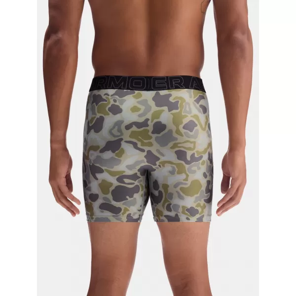  Boxeri pentru bărbați UNDER ARMOUR UA PERFORMANCE TECH - PRINT 6IN - 1PK 1383875-069 TITAN 