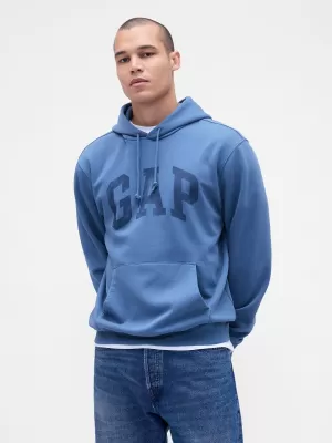 Hanorac pentru bărbați GAP LOGO PULLOVER HOODIE 715036-71 ALBĂSTREA