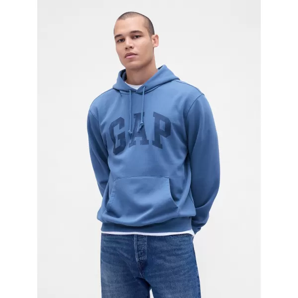  Hanorac pentru bărbați GAP LOGO PULLOVER HOODIE 715036-71 ALBĂSTREA 