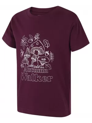 Tricou pentru copii HUSKY TEE MUSHROOM K VIOLET