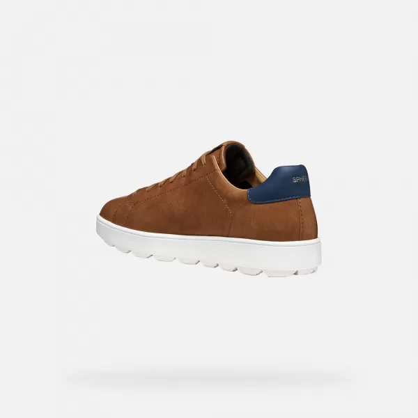  Adidași pentru bărbați GEOX SPHERICA ECUB-1 G014537 MARO DESCHIS 