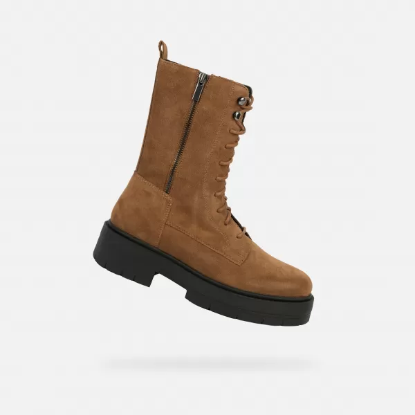  Botine de dama GEOX SPHERICA EC7 G004252 MARO 