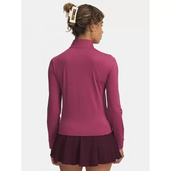  Tricou pentru femei UNDER ARMOUR UA DRIVE 1/4 ZIP 6003797-659 ROŞU 