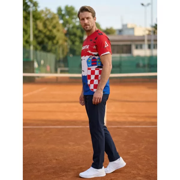  Tricou premium pentru bărbați ALTISPORT VOJ/ALM036HR/TR01 CROAŢIA 