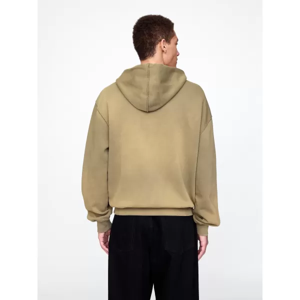  Hanorac pentru bărbați GAP LOGO PULLOVER HOODIE 745166-00 CIMBRU 