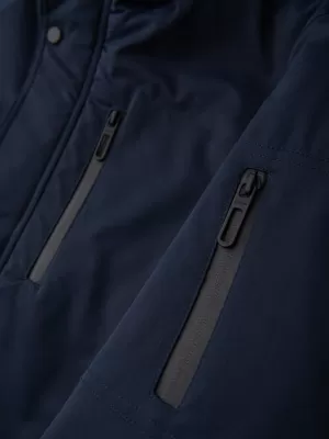 Palton pentru bărbați OMBRE OM-JAPJ-0316 ALBASTRU MARIN