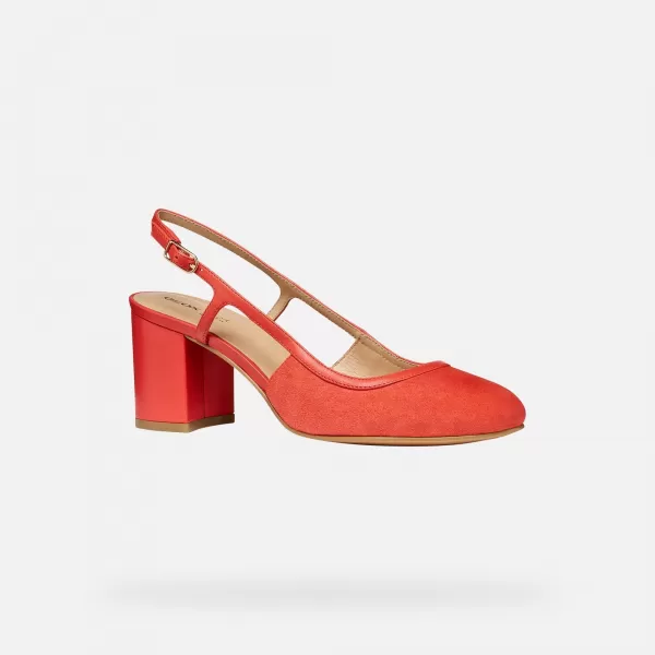  Pantofi de dama GEOX VIRNILISA 65 G013228 ROŞU 