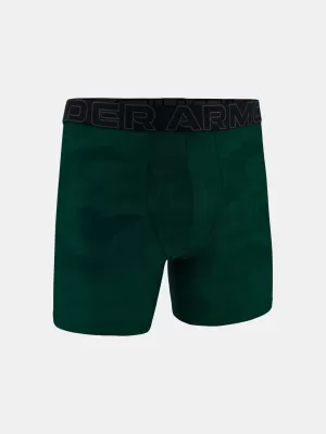 Boxeri pentru bărbați UNDER ARMOUR UA PERFORMANCE TECH - PRINT 6IN - 1PK 1383875-338 VERDE