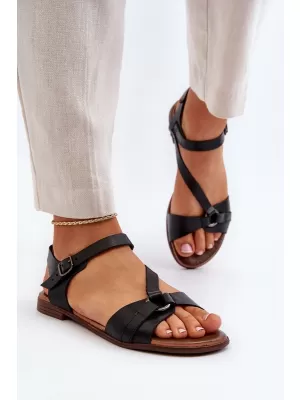Sandale de dama ZAZOO 40182 NEGRU