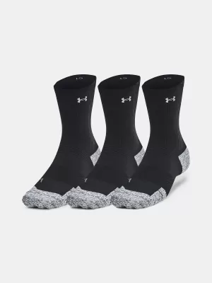 Șosete UNDER ARMOUR UA AD RUN CUSHION CREW (3 PÁRY) 1387043-001 NEGRU