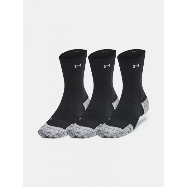  Șosete UNDER ARMOUR UA AD RUN CUSHION CREW (3 PÁRY) 1387043-001 NEGRU 