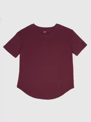 Tricou pentru femei GAP LOGO TEE 407990-09 ROȘU TOSCAN