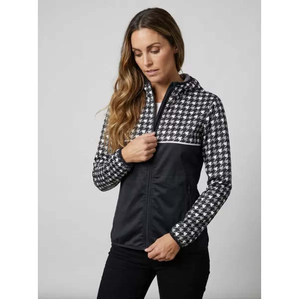  Jachetă softshell premium pentru femei ALTISPORT VOJ/ALW048JACK01 ALB-NEGRU 