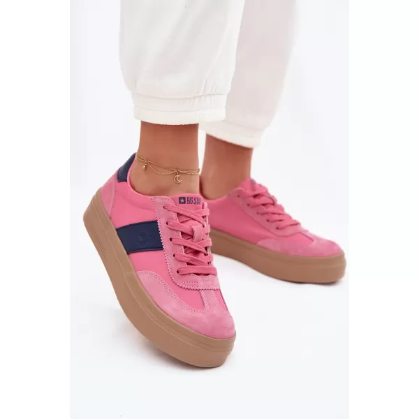  Adidasi de dama BIG STAR TT274164 ROZ Pantofi Big Star 